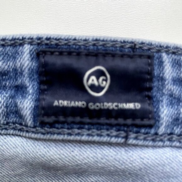 AG Adriano Goldscmied Mid Rise Jeans Stilt Cigarette Leg Ankle Length Denim 27 - Picture 5 of 10